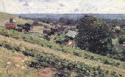 From the Hill,Giverny (nn02) Theodore Robinson